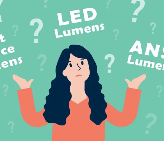 อะไรคือความแตกต่างของ ANSI Light Source and LED lumens